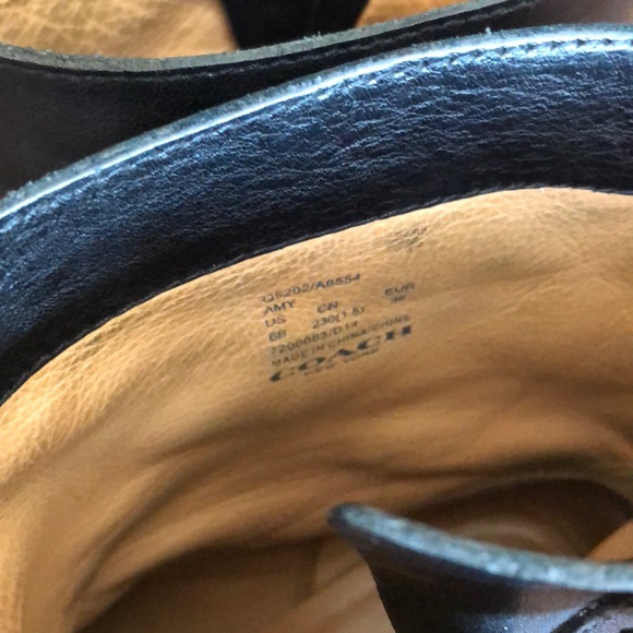 Coach ankle riding boots sz 6 - Picture 3 of 3